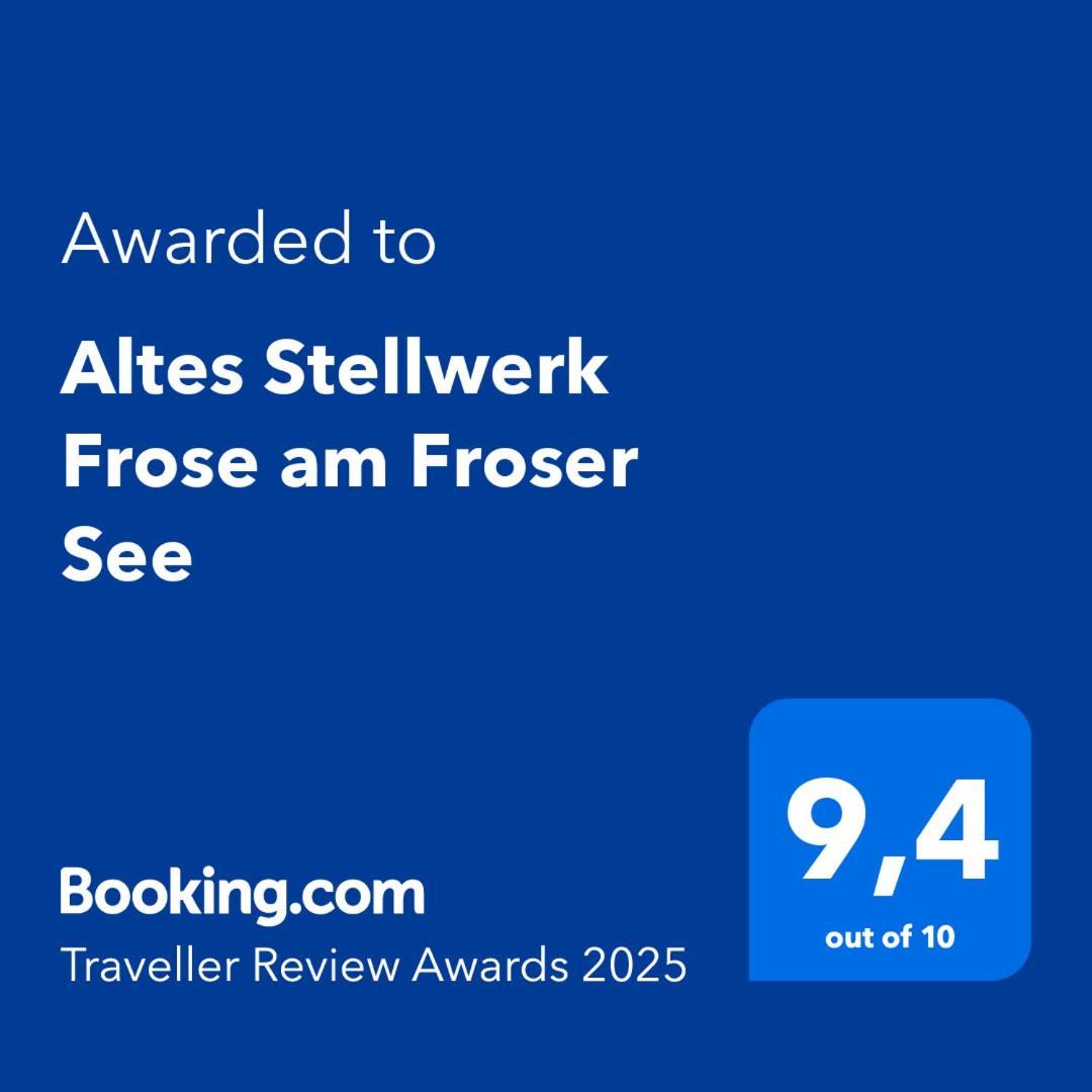 "Altes Stellwerk Frose" Am Froser See מראה חיצוני תמונה